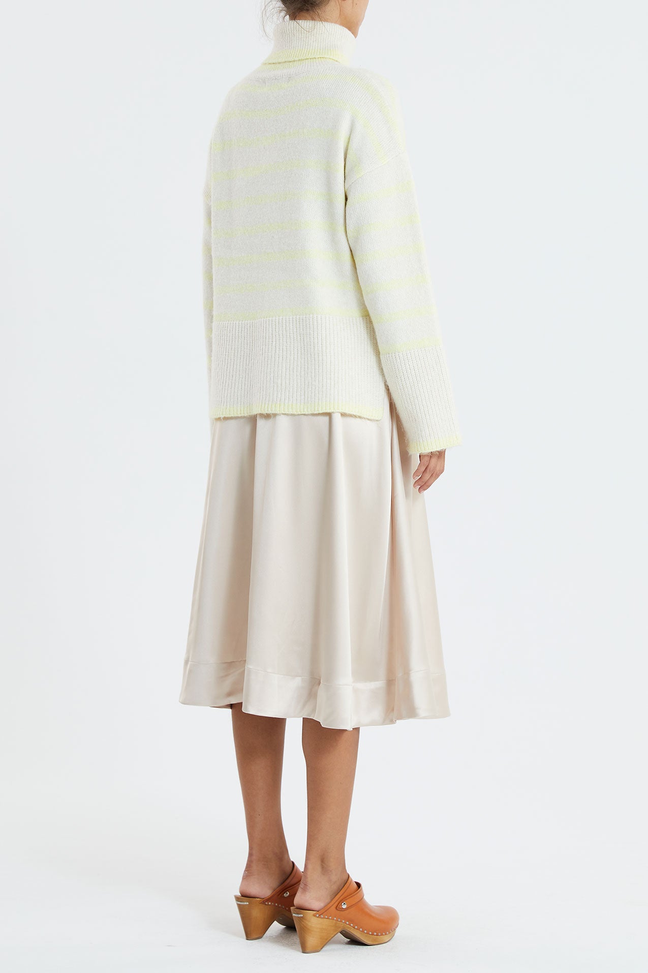 Avalon Turtleneck - Trui - Neon Yellow - Dudushop