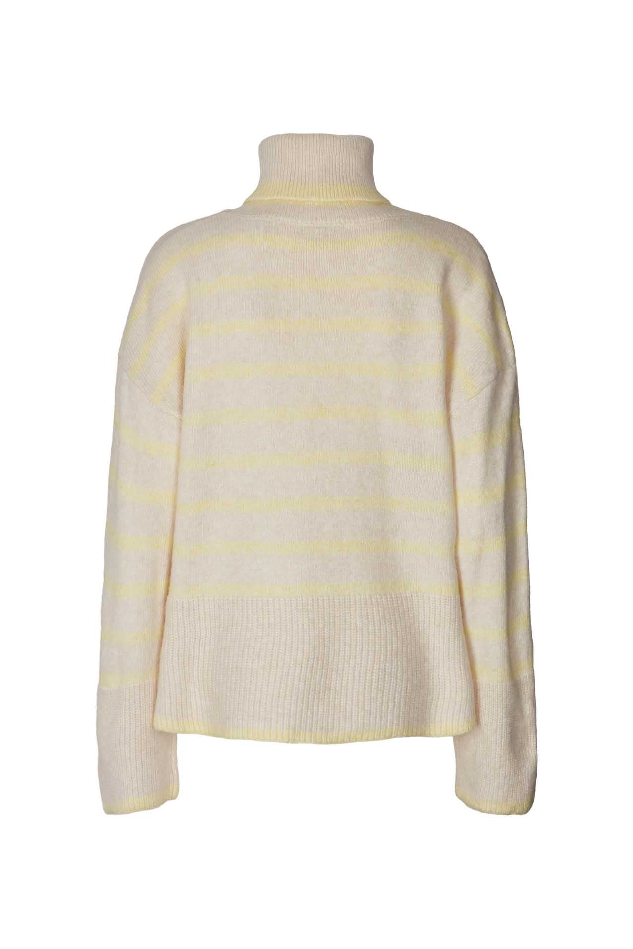 Avalon Turtleneck - Trui - Neon Yellow - Dudushop