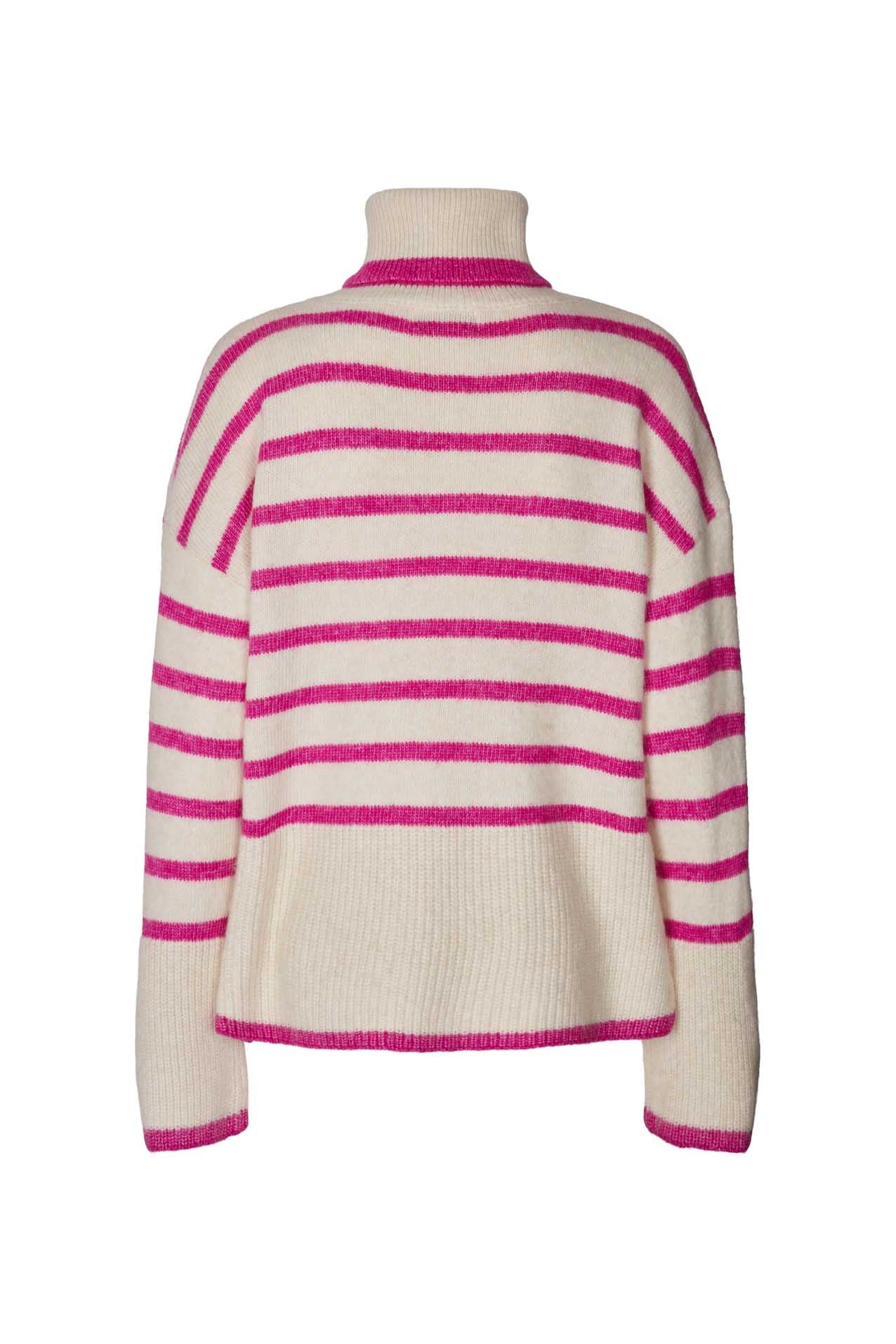 Avalon Turtleneck - Trui - Neon Pink - Dudushop