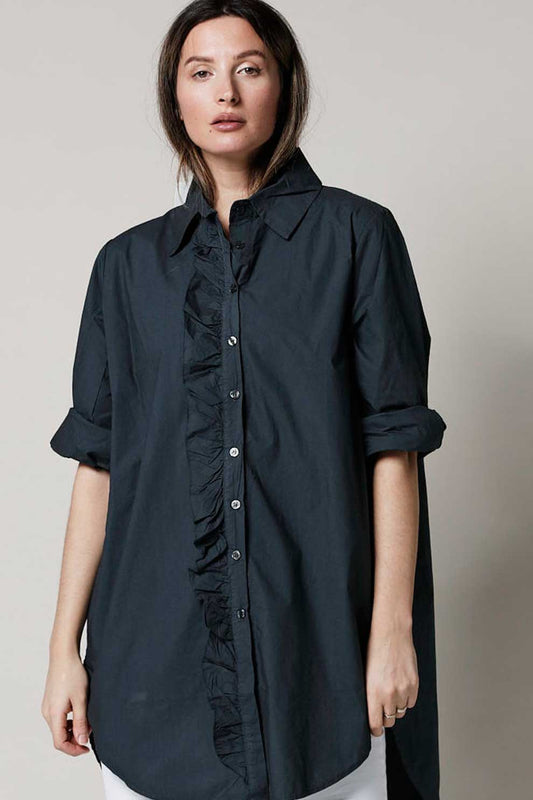 Girlfriend - Almost Black - Shirt - Hemd