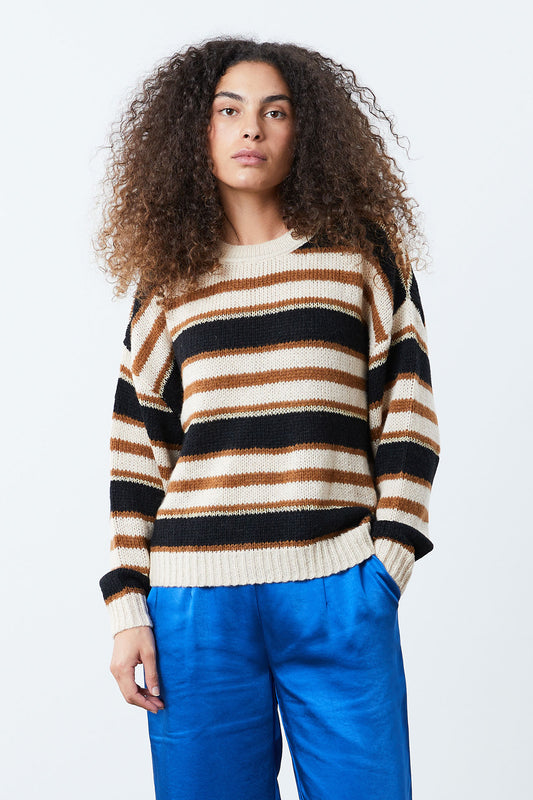 Terry Jumper - Stripe - Truien -  Lollys Laundry - Dudushop