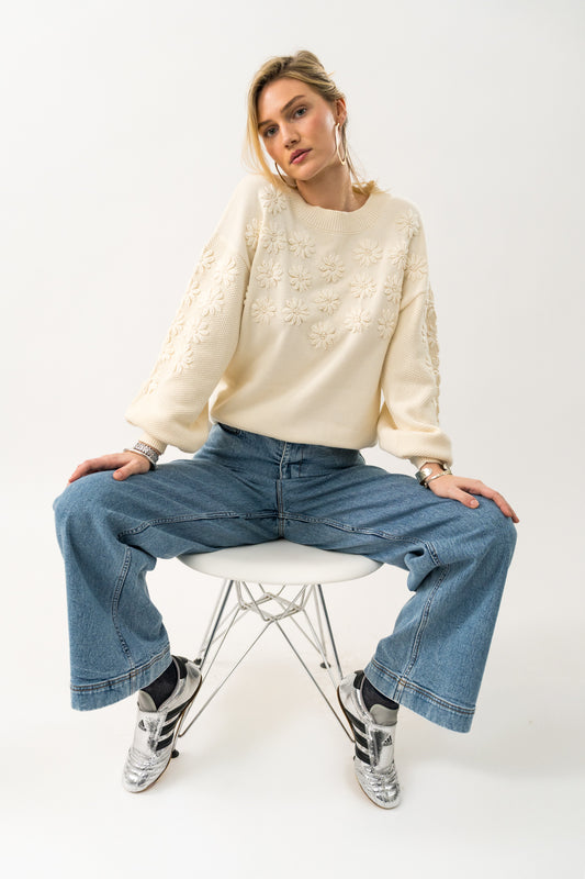 Musa Knit Jumper - Cream