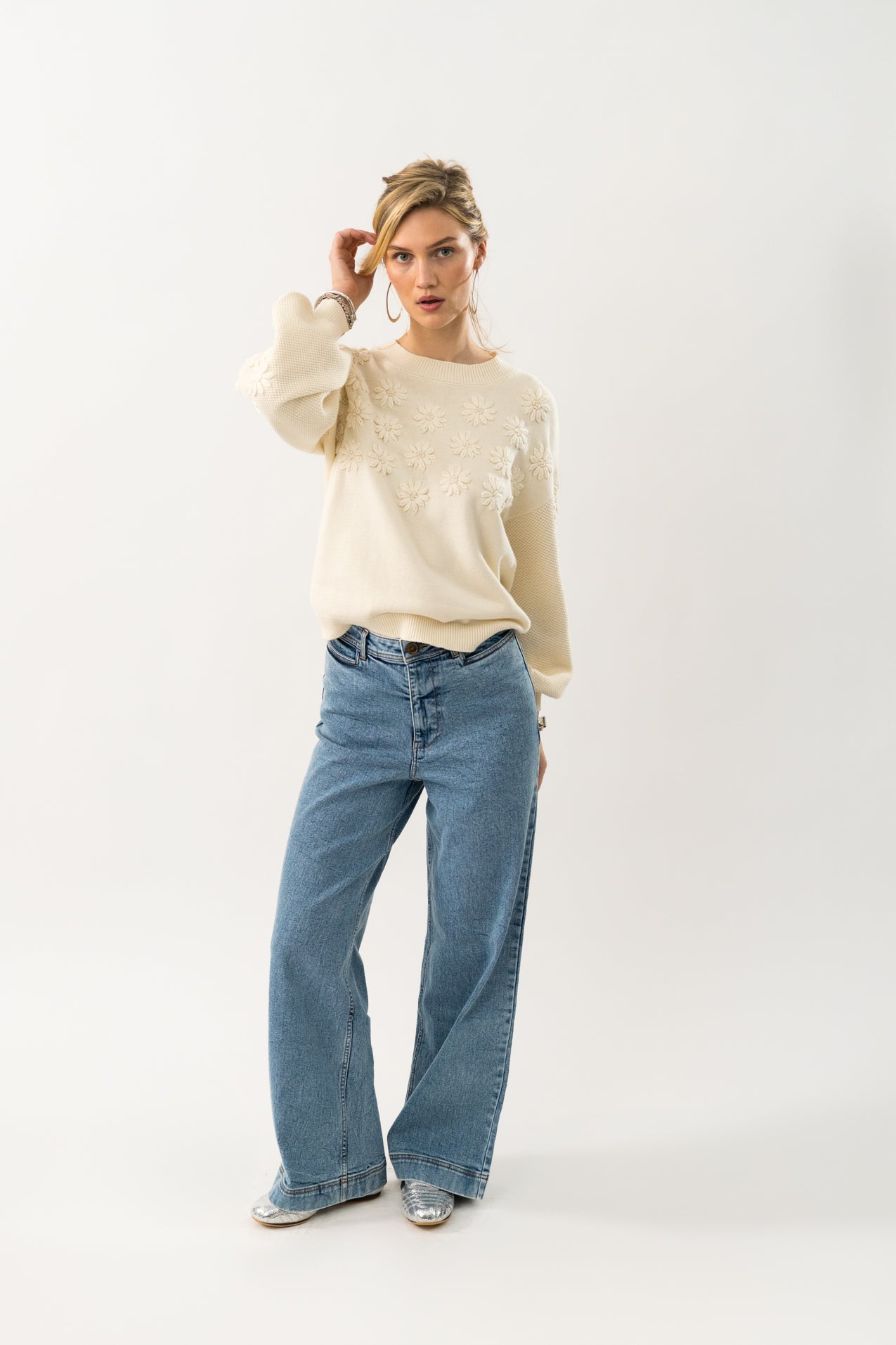 Musa Knit Jumper - Cream