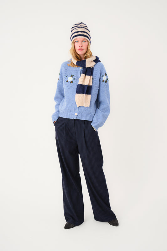 Mountain Scarf – Donkerblauw