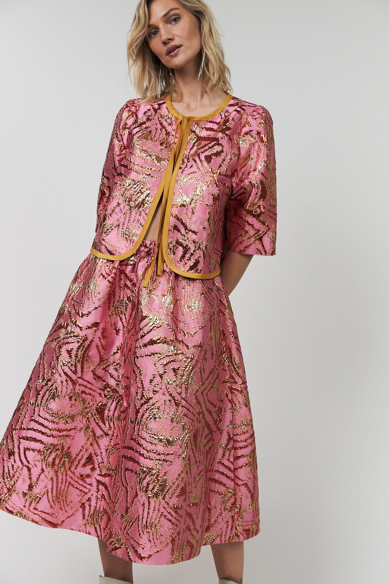 BristolLL Midi Skirt - Pink