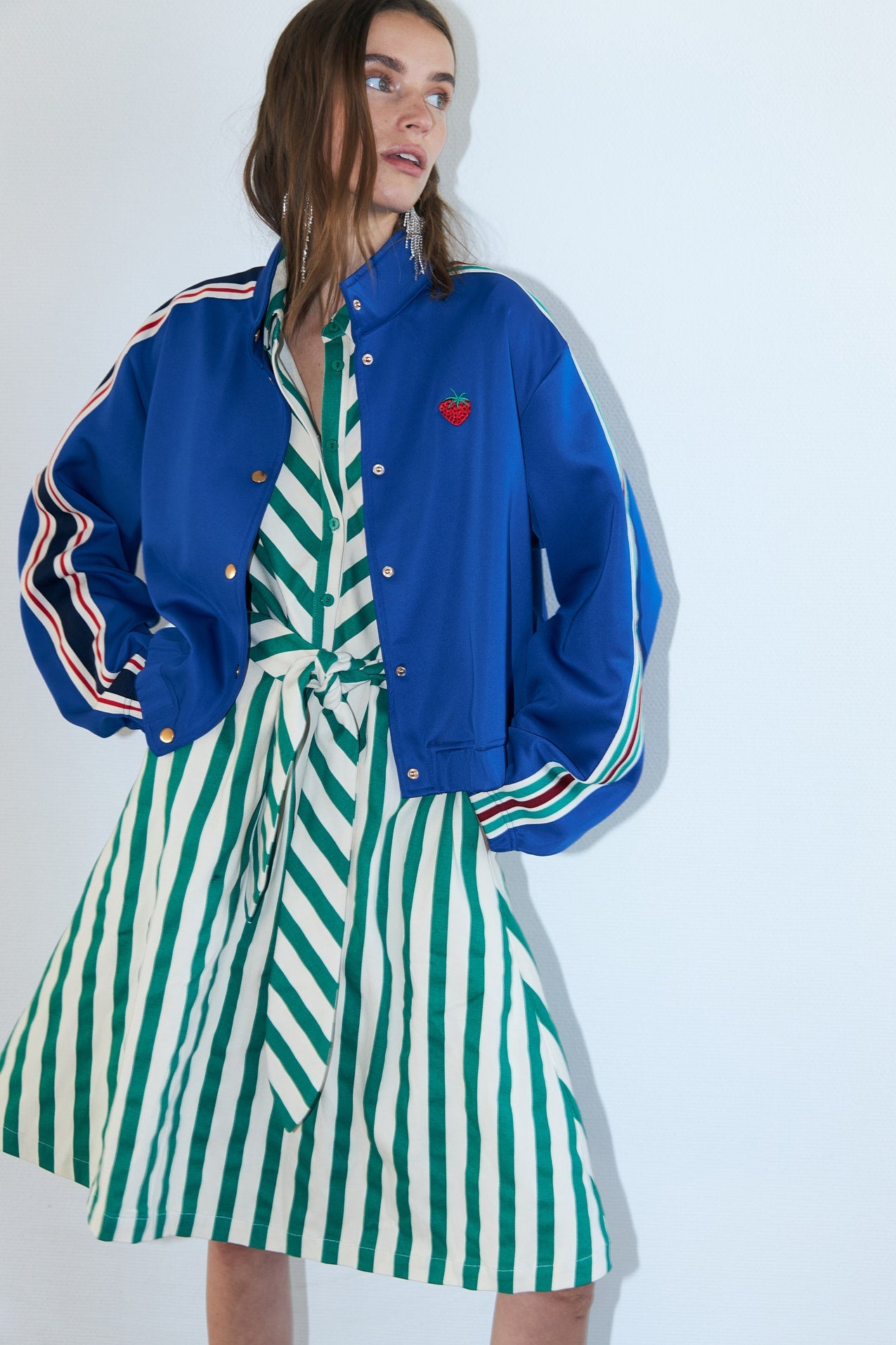 Brooklynn Track Jacket - 20 Blue