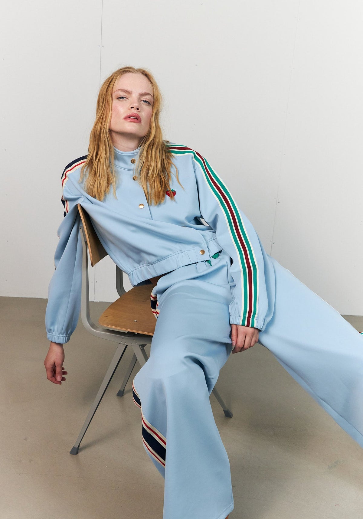 Liam Track Pants - Light Blue