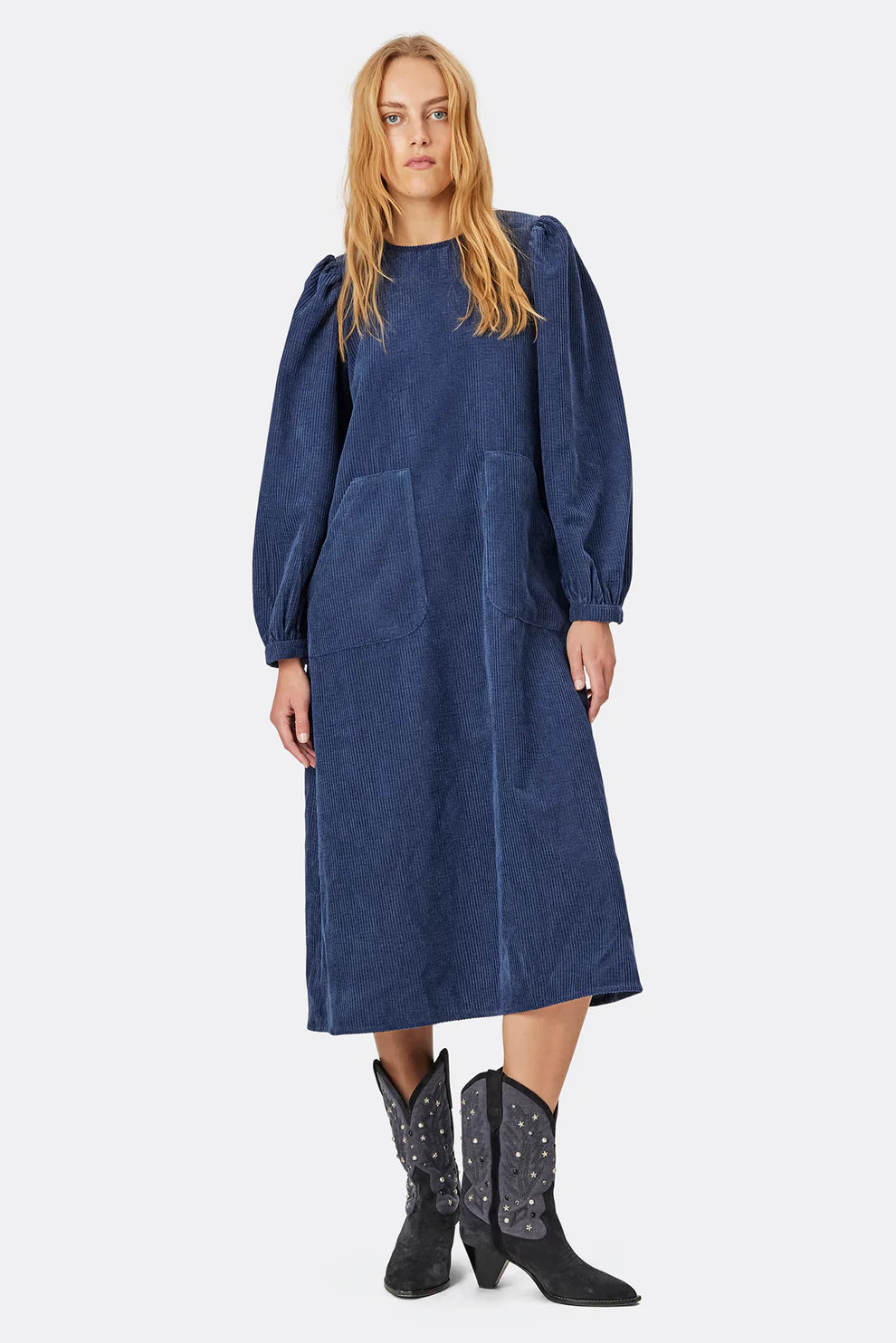 Lucas Dress - Dark Blue | Lollys Laundry