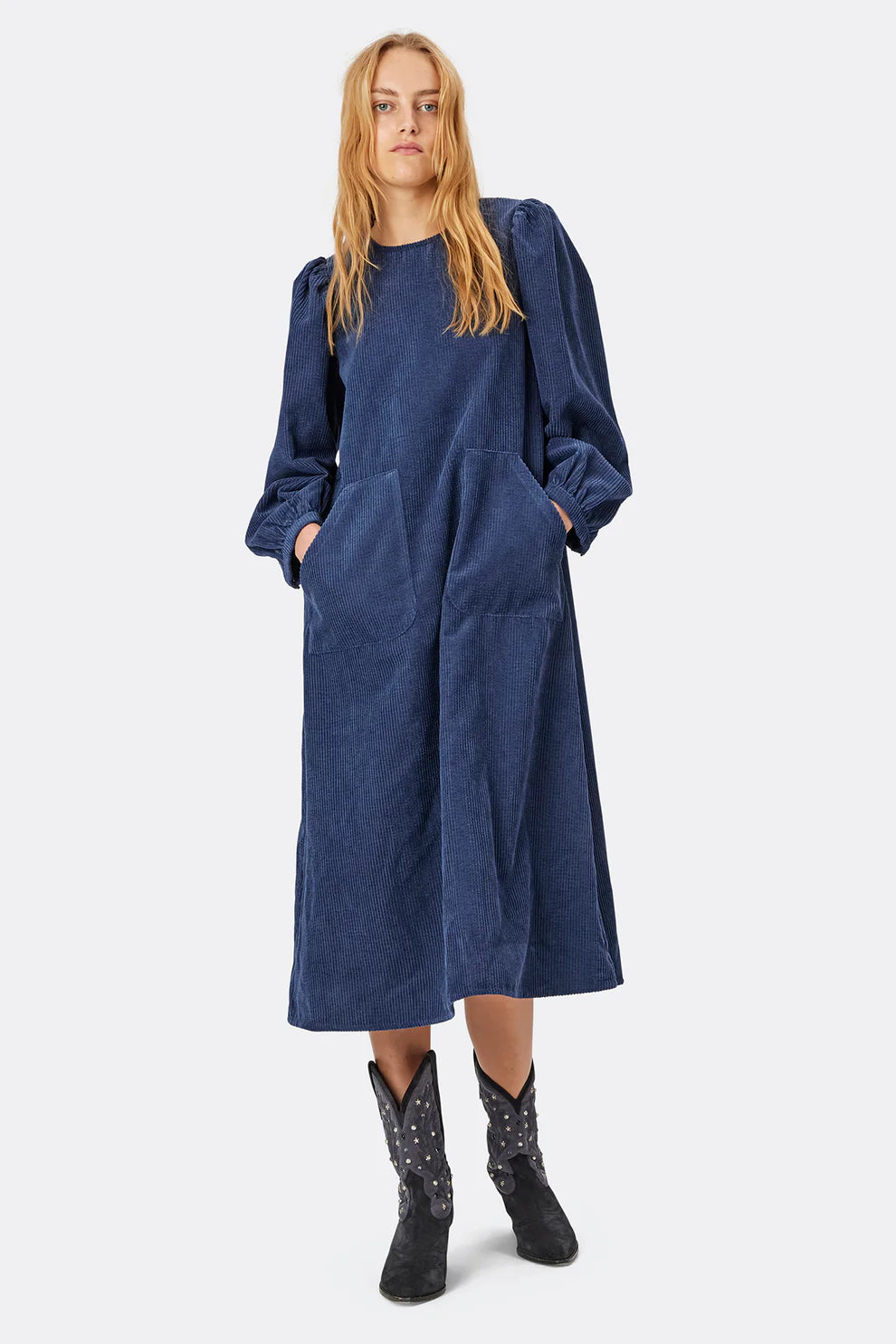 Lucas Dress - Dark Blue | Lollys Laundry