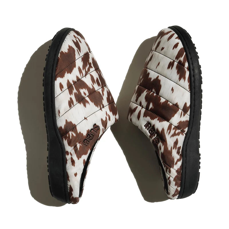 SUBU Unisex comfy slipper - Cow Brown