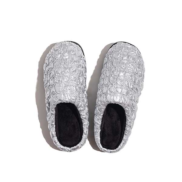 Subu Concept Bumpy  - Unisex comfy slippers - Silver - Dudushop